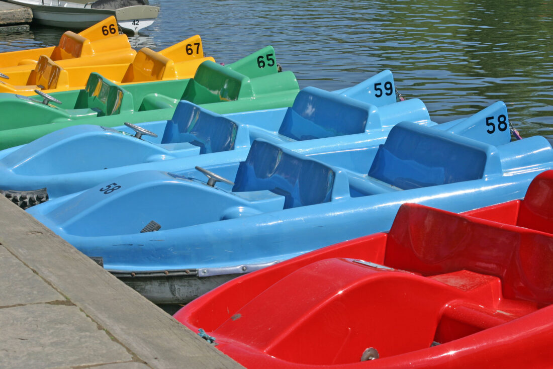 pedal boats at pullen park are a fun thing to do in raleigh